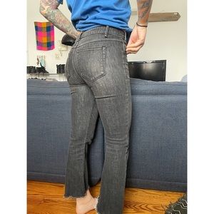 A & F cropped denim.